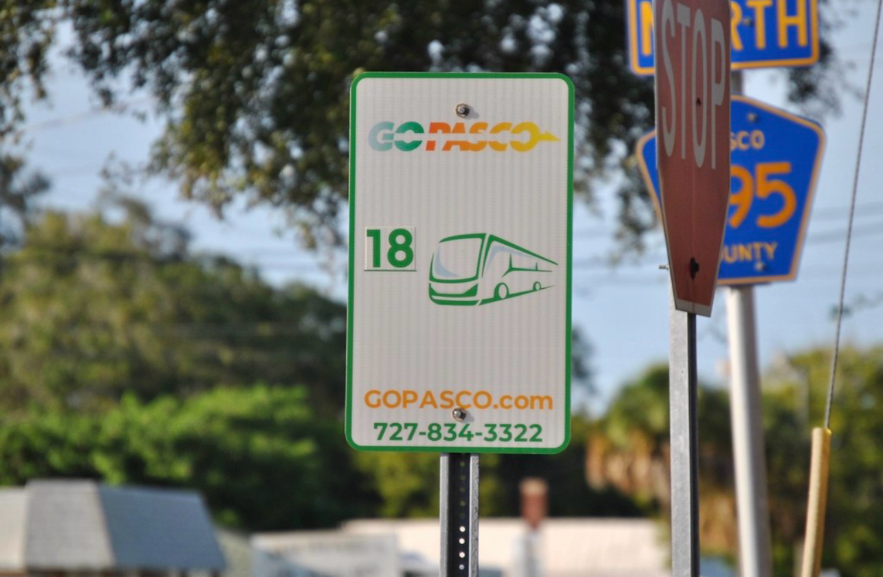 GOPASCO bus sign
